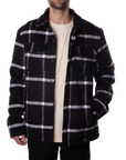 LAMB JACKET - BLACK/WHITE