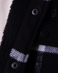LAMB JACKET - BLACK/WHITE