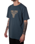INSIGNIA TEE - BLUE/ALMOND