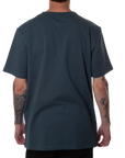 INSIGNIA TEE - BLUE/ALMOND