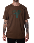 INSIGNIA TEE - BROWN/GREEN