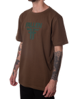 INSIGNIA TEE - BROWN/GREEN