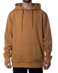 INSIGNIA EMBROIDERED HOODIE - WASHED ALMOND
