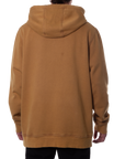 INSIGNIA EMBROIDERED HOODIE - WASHED ALMOND
