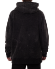 INSIGNIA EMBROIDERED HOODIE - WASHED BLACK