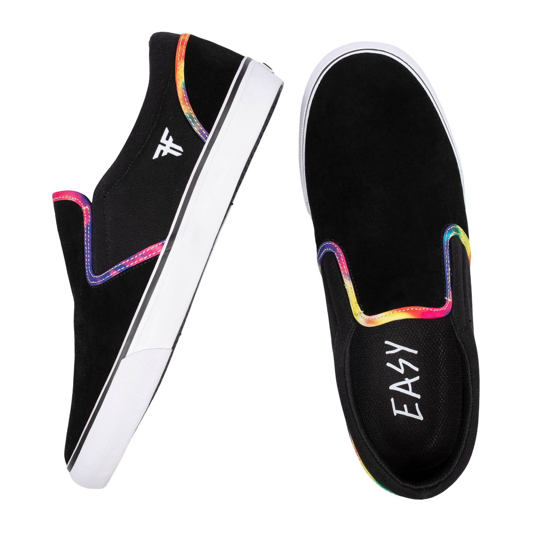 THE EASY BLACK/RAINBOW - VULC – fallenfootwear-eu