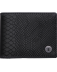 SNAKESKIN WALLET - BLACK/BLACK
