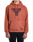 INSIGNIA HOODIE - RUST/BLACK