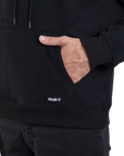 IRON HOODIE - BLACK/LIME