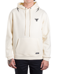 IRON HOODIE - OFF WHITE/BLACK