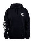 BAM HOODIE - BLACK/WHITE - BAM MARGERA