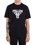 INSIGNIA TEE - BLACK/WHITE/SPLATTER