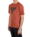 INSIGNIA TEE - RUST/WHITE