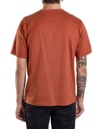 INSIGNIA TEE - RUST/WHITE