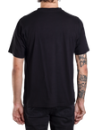 DISTORTION TEE - BLACK/WHITE