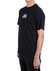 DISTORTION TEE - BLACK/WHITE