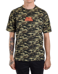 DISTORTION TEE - CAMO/ORANGE