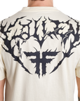 IRON TEE - OFF WHITE/BLACK