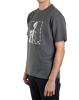 BARBED BONES TEE - IRON/WHITE