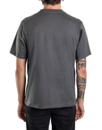 BARBED BONES TEE - IRON/WHITE