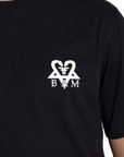 BAM TEE - BLACK/WHITE - BAM MARGERA