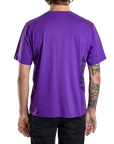 BAM TEE - PURPLE/BLACK - BAM MARGERA