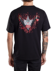 WIZARD TEE - BLACK/BLOOD RED - BLOOD WIZARD
