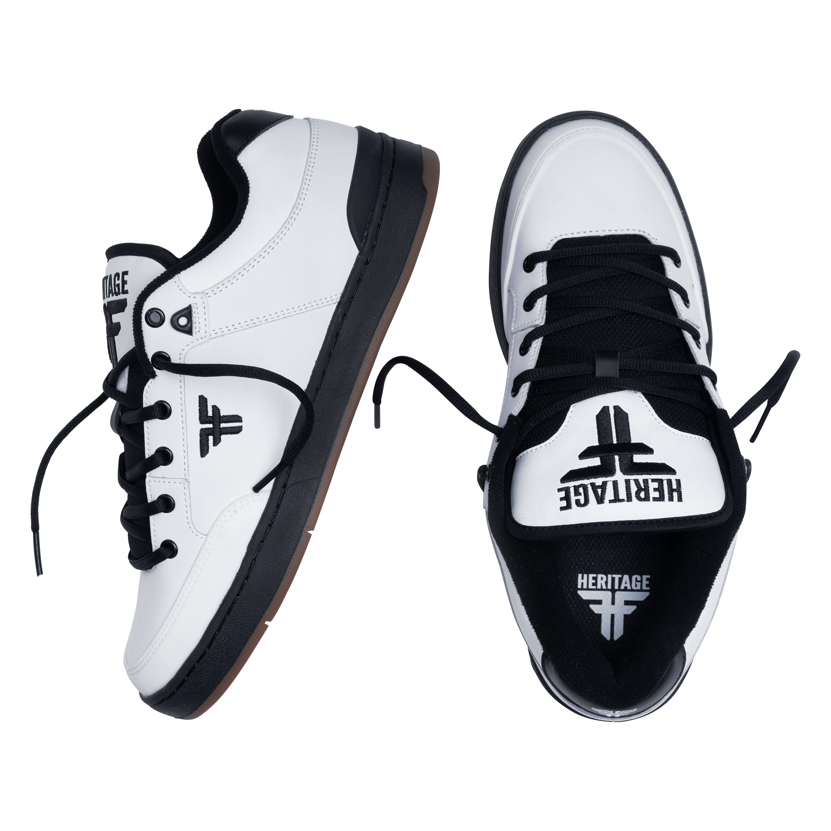 HERITAGE - WHITE/BLACK/GUM - Cupsole