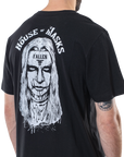 HOUSE OF MASKS TEE - BLACK/WHITE