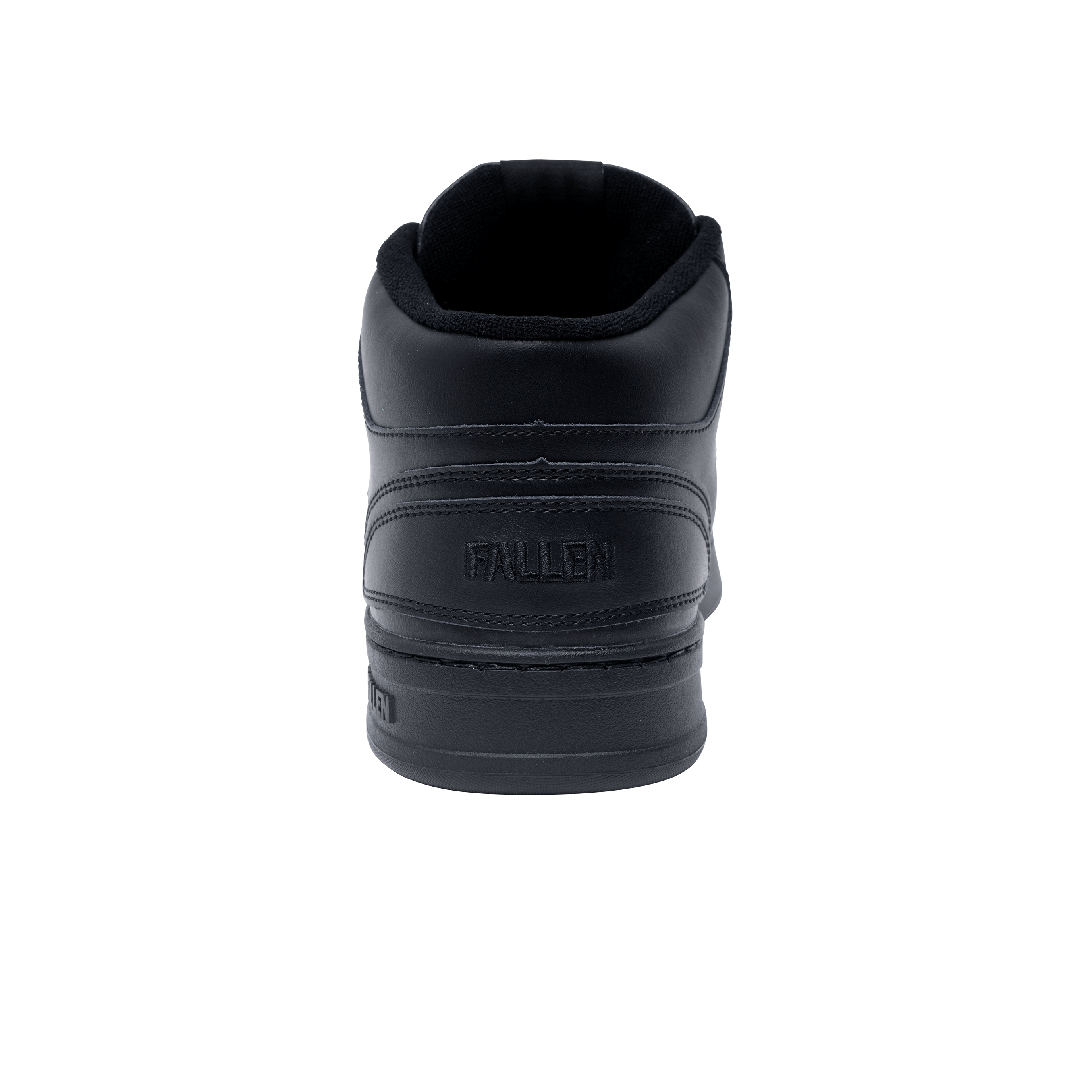 THE DECADE - BLACK LEATHER/BLACK - Cupsole