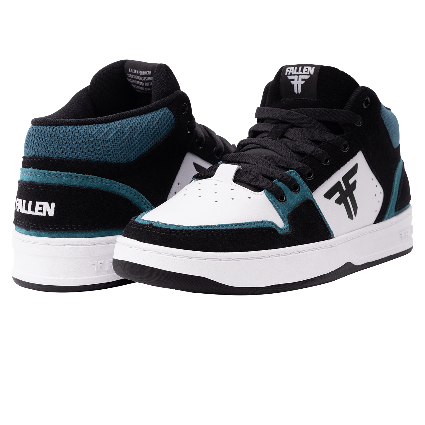 THE DECADE - BLACK/WHITE/EMERALD GREEN - Cupsole