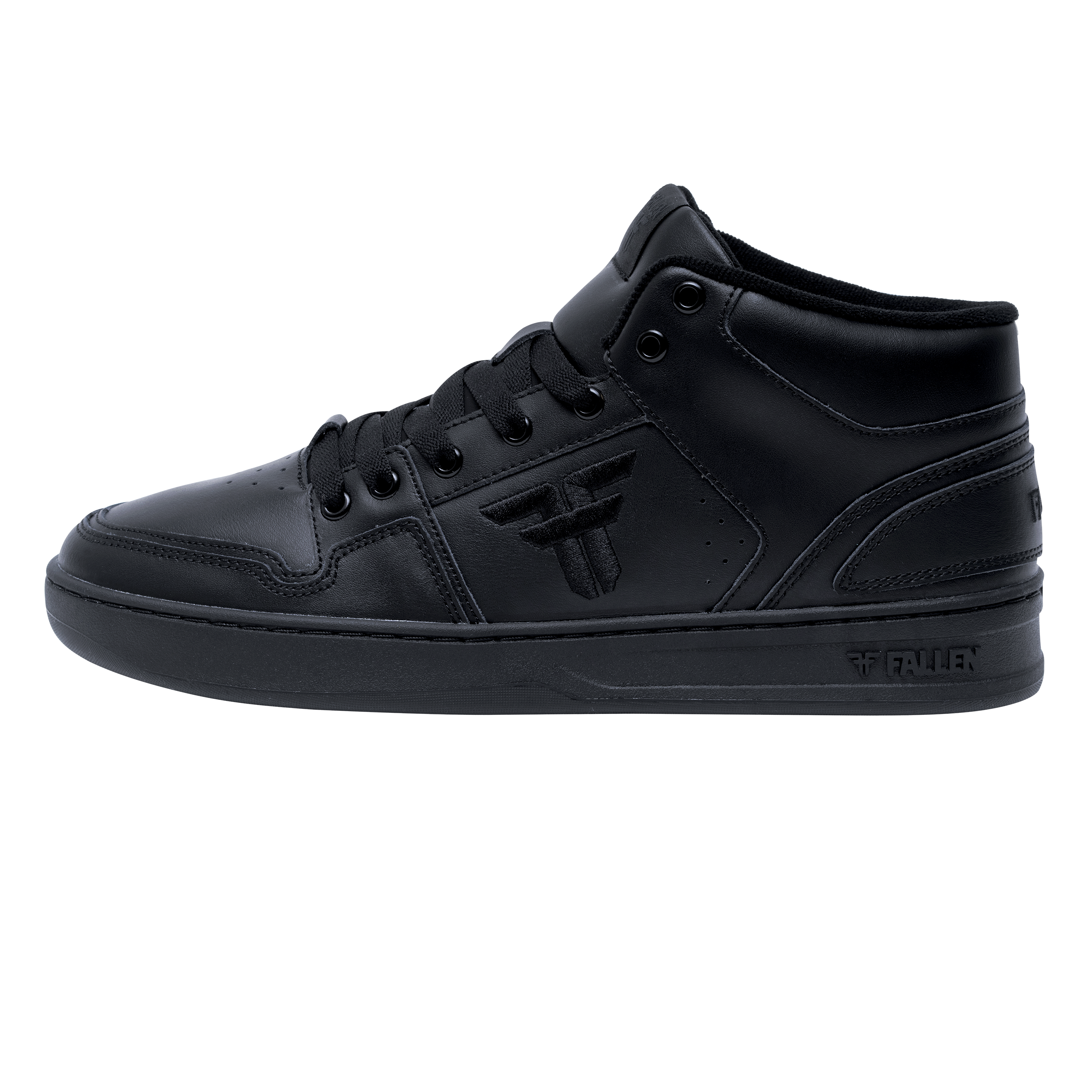 THE DECADE - BLACK LEATHER/BLACK - Cupsole