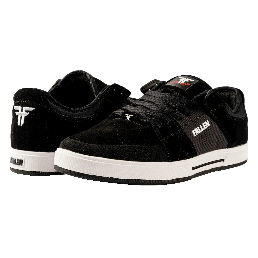TROOPER BLACK/WHITE Cupsole – fallenfootwear-eu