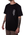 FLASH ART TEE - BLACK/WHITE