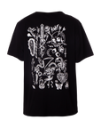 FLASH ART TEE - BLACK/WHITE
