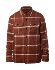 LAMB JACKET - RUST/WHITE