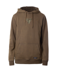 INSIGNIA EMBROIDERED HOODIE - WASHED MOSS GREEN