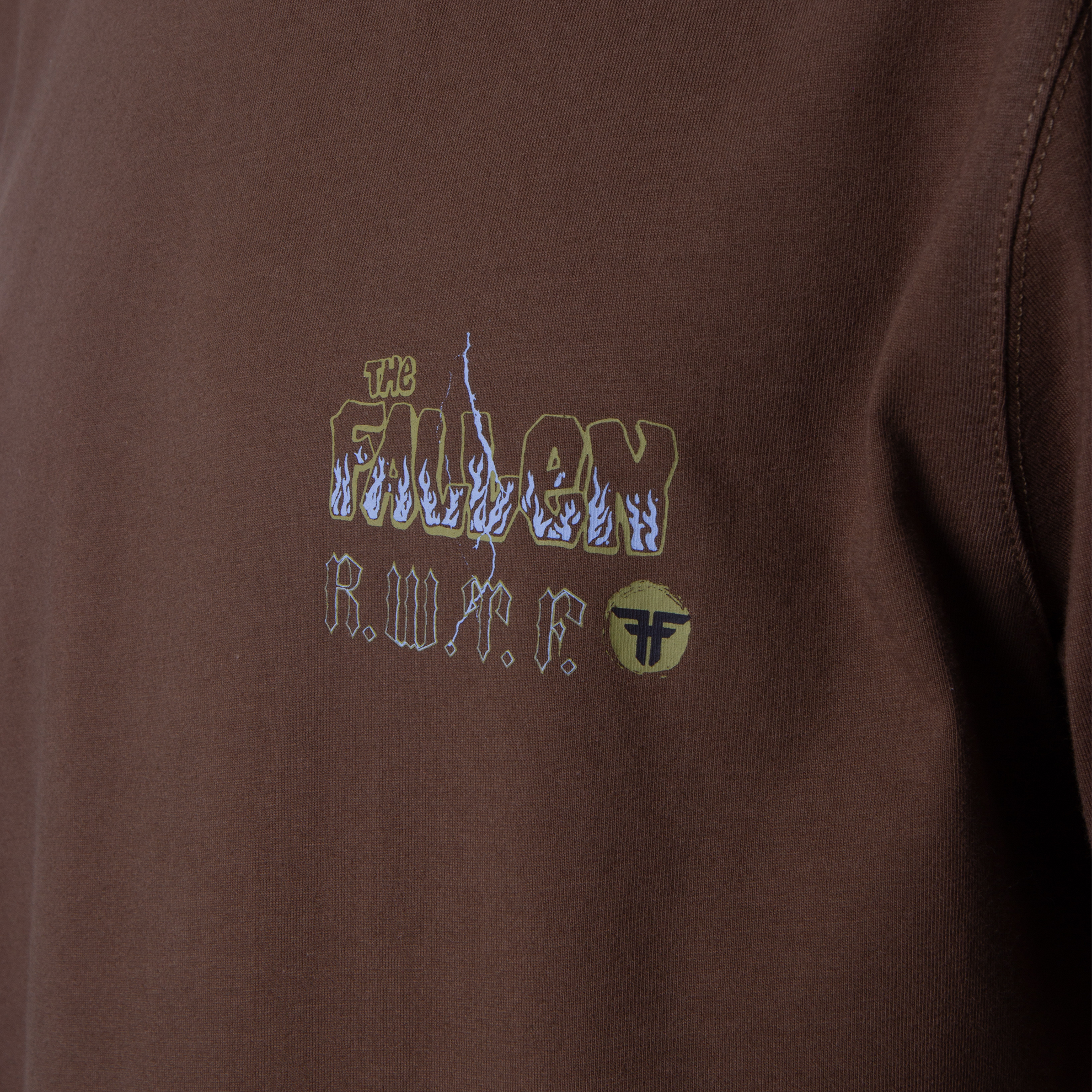 GARGOYLE TEE - BROWN/MUSTARD