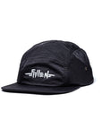 GRUNGE 5 PANELS HAT - BLACK/WHITE