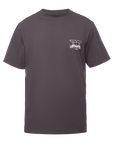 SWAMP TEE - IRON/WHITE