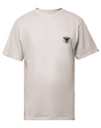 DEATH HAWK  TEE - OFF WHITE/BLACK