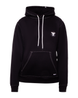 DEATH HAWK HOODIE - BLACK/WHITE