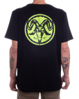 THE GOAT TEE - BLACK/LIME