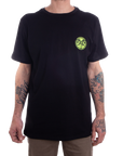 THE GOAT TEE - BLACK/LIME