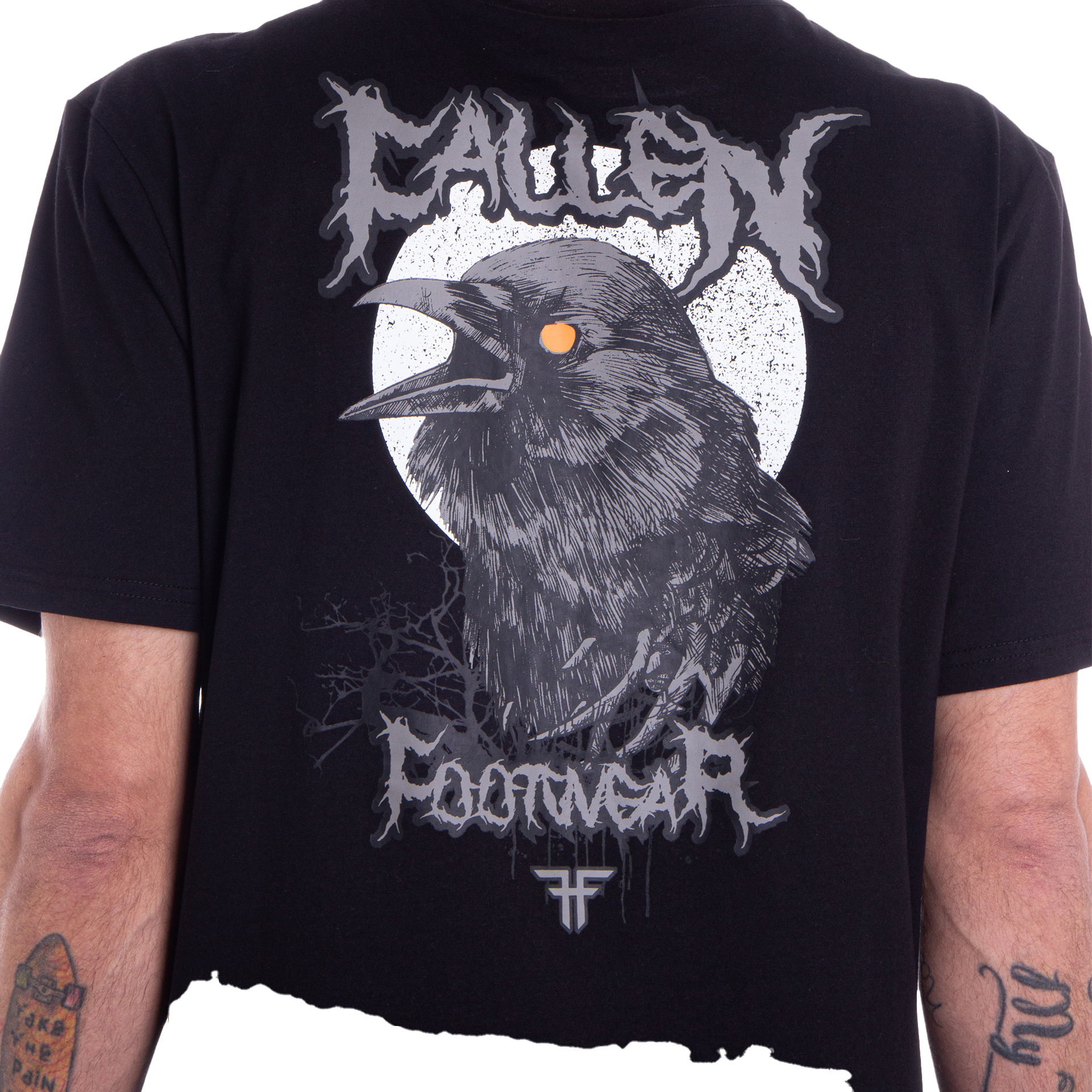 DARK RAVEN TEE - BLACK/WHITE