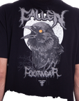 DARK RAVEN TEE - BLACK/WHITE