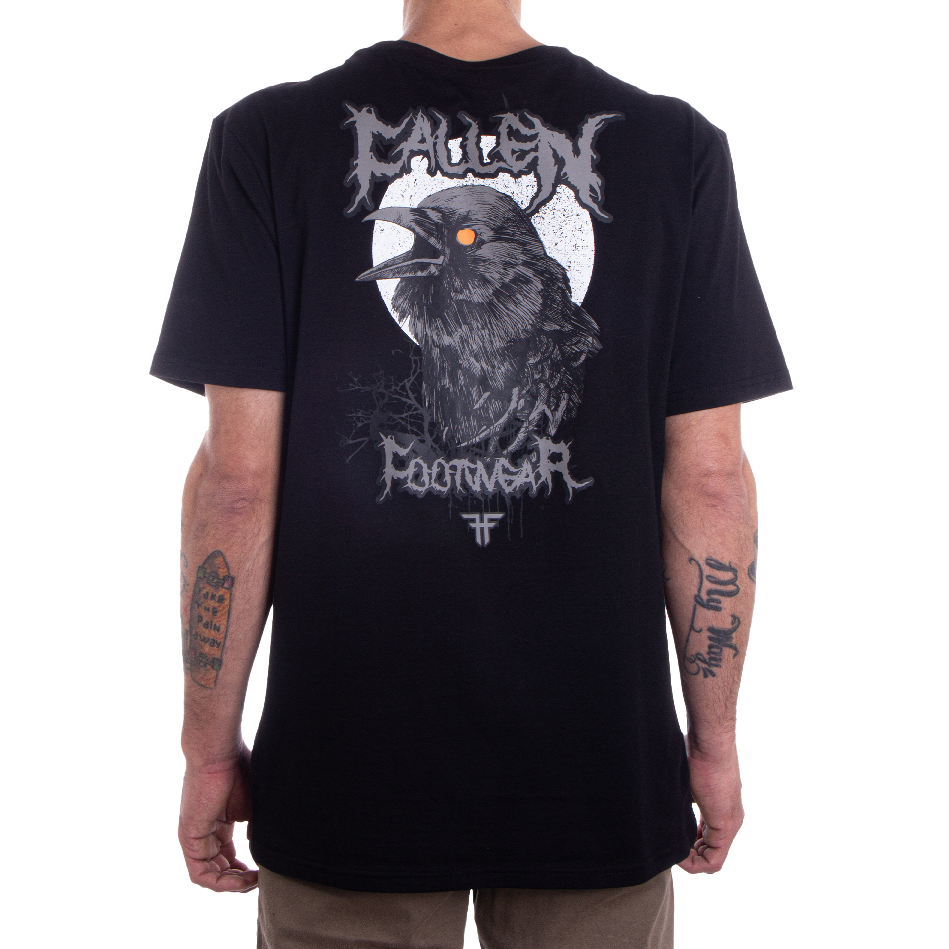 DARK RAVEN TEE - BLACK/WHITE