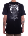 DARK RAVEN TEE - BLACK/WHITE