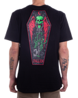 COFFIN TEE - BLACK/GREEN