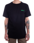 COFFIN TEE - BLACK/GREEN